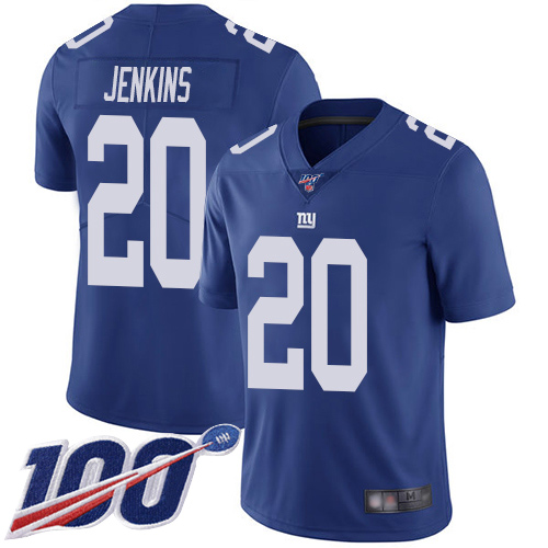 Men New York Giants #20 Janoris Jenkins Royal Blue Team Color Vapor Untouchable Limited Player 100th Season Football NFL Jersey->new york giants->NFL Jersey